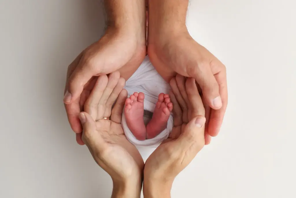 Mother and baby during labour and delivery care